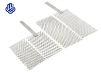 Oltin kumush taqinchoqlarni elektrokaplama uchun titan to'r elektrodi